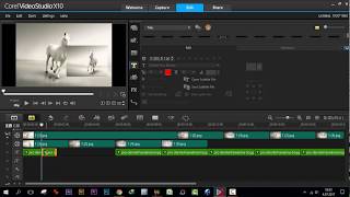 Corel Videostudio X10 Ultimate Track seçenekleri [upl. by Aiksas151]