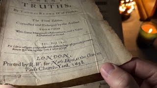 Incredibly Old Book from 1658  Science History Myth Folklore  ASMR Softspoken [upl. by Kotick]