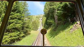 Niesenbahn Die Schweizer Pyramide am ThunerseeDer Berg Niesen Von Mülenen auf den Berg Niesen [upl. by Naghem]