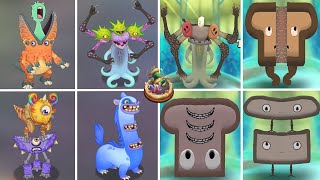 ALL Monsters Ethereal Workshop Vs Ethereal Toastshop by Toasty  My Singing Monsters [upl. by Cummins121]