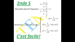 Calcul dans R 2nde S [upl. by Atsirtal821]