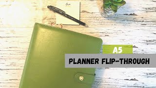 A5 PLANNER FLIP THROUGH│CARPE DIEM RING PLANNER [upl. by Marena]