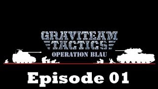 Lets Play Graviteam Tactics Mius Front opération Blau 1ère partie [upl. by Ybrad]