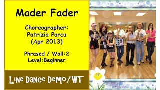 Line Dance Mader Fader  Patrizia Porcu [upl. by Enale]