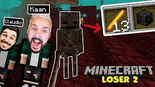 KAAN amp CLAUDIO FINDEN ENDLICH DIE FESTUNG Minecraft Loser 2 [upl. by Fidela883]