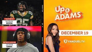 Up amp Adams Show with Kay Adams Keisean Nixon Jahmyr Gibbs amp TNF Preview  December 19 2024 [upl. by Quiteri]