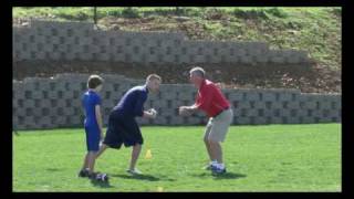 Youth Football Wide Receiver Coaching Video [upl. by Inafetse]