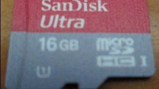 SanDisk Ultra class 10 UHSI 16gb Speed Test and comparison [upl. by Alber]