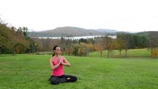 Larissa Hall Carlson at Kripalu Kapalabhati Pranayama [upl. by Yeleak]