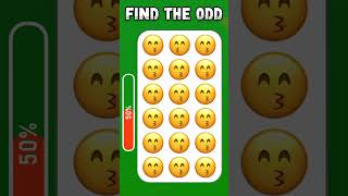 FINDTHEODDEMOJIOUT 343  howgoodareyoureyesemojichallengepuzzlegamequiz [upl. by Glynas]