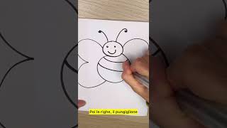 Disegna una🐝￼ e canta questa canzoncina per attirare l’attenzione del tuo bimbo ￼ [upl. by Sommer572]