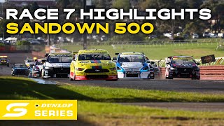 Race 7 Highlights  Penrite Oil Sandown 500  2024 Dunlop Series [upl. by Niarda]