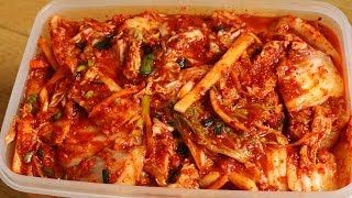 How to make Easy Kimchi 막김치 [upl. by Bryn68]