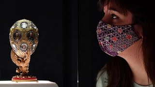 quotOvos Fabergéquot em exposição em Londres até Maio [upl. by Melisent]