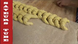 How to make Croissants Part 3 Shaping with The French Baker Julien from Saveurs Dartmouth uk [upl. by Dredi]