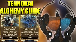 How To Farm All New Tennokai Melee Mods Warframe Alchemy Mission Guide [upl. by Zelten]