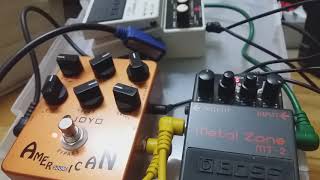 Joyo American and Boss Metalzone [upl. by Goldstein]