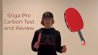 Stiga Pro Carbon Review and Test [upl. by Halyk]