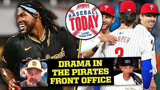 Trade talk drama within the Pirates front office  Baseball Today [upl. by Mikael]