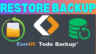 How to restore easeus todo backup  Easeus todo backup image  Restoring a File From EaseUS Todo [upl. by Semela773]