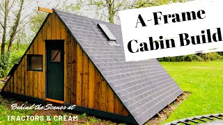 AFrame Cabin Build [upl. by Edijabab]