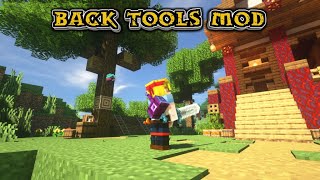 Minecraft 1165  Back Tools mod [upl. by Karry561]