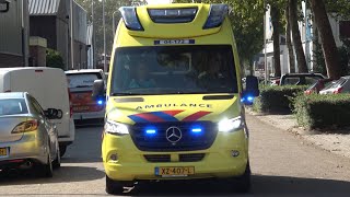 Kazerne Omroep Brandweer amp Ambulancedienst met en zonder spoed in Deventer [upl. by Swartz]