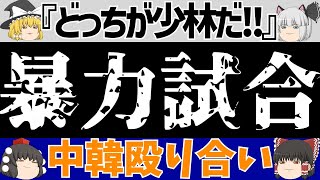 【暴力サッカー】韓国と中国テコンVS少林が実現『日本は技術、韓国は人を蹴る』【ゆっくり解説】 [upl. by Paske]