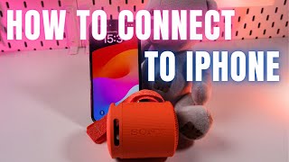 How to Connect Sony SRSXB100 to Your iPhone [upl. by Ardnahs]