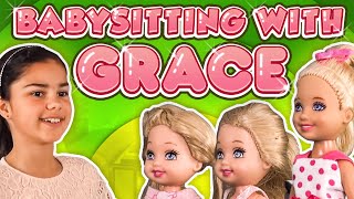 Barbie  Babysitting with Grace  Ep85 [upl. by Iahcedrom]