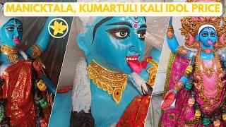 মানিকতলা কুমারটুলির কালি ঠাকুর এবছরও সস্তা Kumartuli Kali Pratima 2024 PreparationKali Puja 2024 [upl. by Dov]