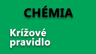 Krížové pravidlo  Chemické názvoslovie [upl. by Llener]