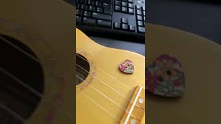 IT ALWAYS RUNS OFF 😭 memes funny fyp relatable ukulele pick guitarpick noooooo lol music [upl. by Frederigo]