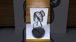 Sketchbook to Shelf This 3D Printed Woman Steals the Show art diy craft [upl. by Aciras]