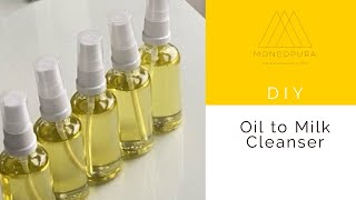 Cleansing Oil  Oil to Milk Cleanser  Double Cleansing  7 ingredients or less series 1 [upl. by Maggie670]