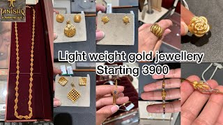 1gm starts💥Tanishq gold jewellery designs with pricependantsetNecklaceearringTanishq jewellery [upl. by Asiluj]