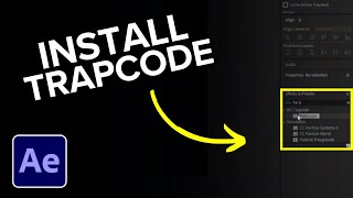 How to Install Trapcode in After Effects [upl. by Araek]