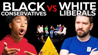 Black Conservatives vs White Liberals  Middle Ground [upl. by Adnarrim]