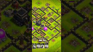 Exact timing clash of clans Queen 👑🫣😈 music edm remix bassboosted [upl. by Enaj766]