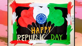 Republic day decoration  Republic day Display Board Idea  Republic day Bulletin Board [upl. by Wallford]