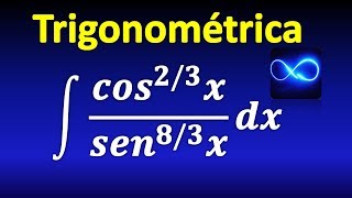 Integral trigonométrica con exponentes fraccionarios [upl. by Nisotawulo]