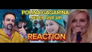 POLINA GAGARINA Полина Гагарина  Не сдавайся никогда OST Хоккейные папы REACTION [upl. by Thaine261]