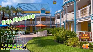 Trip Planning  Explore Jamaica  Disneys Caribbean Beach Resort  4K [upl. by Orelu]