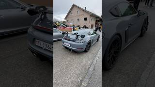 Arrivée de la Porsche GT4 RS au rasso porsche gt4rs rasso switzerland 🇨🇭 [upl. by Apfel]