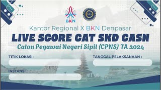 2 NOVEMBER 2024 LIVE SCORE SKD CPNS 2024 TILOK MANDIRI BKN MATARAM ASRAMA HAJI MATARAM [upl. by Rovaert]