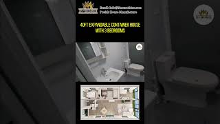 40ft expandable container house with 3 bedroomcontainerhouse [upl. by Kaylyn]