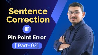 Sentence Correction  Part2  Pin Point Error  BCS  Job Exam  University Admission Test [upl. by Assecnirp]