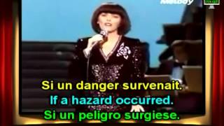 Mireille Mathieu Une Femme amoureuse French amp English Lyrics Paroles [upl. by Fidellas]