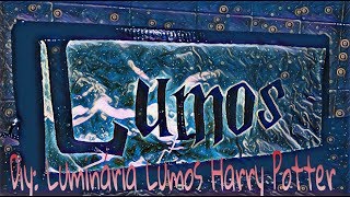 Diy Luminária Lumos Harry Potter [upl. by Halas]