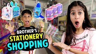 1 Lakh Stationery Shopping for My Brother 😱 [upl. by Zoila79]